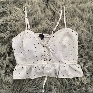 Milk and Honey Crop Top Light Blue Small